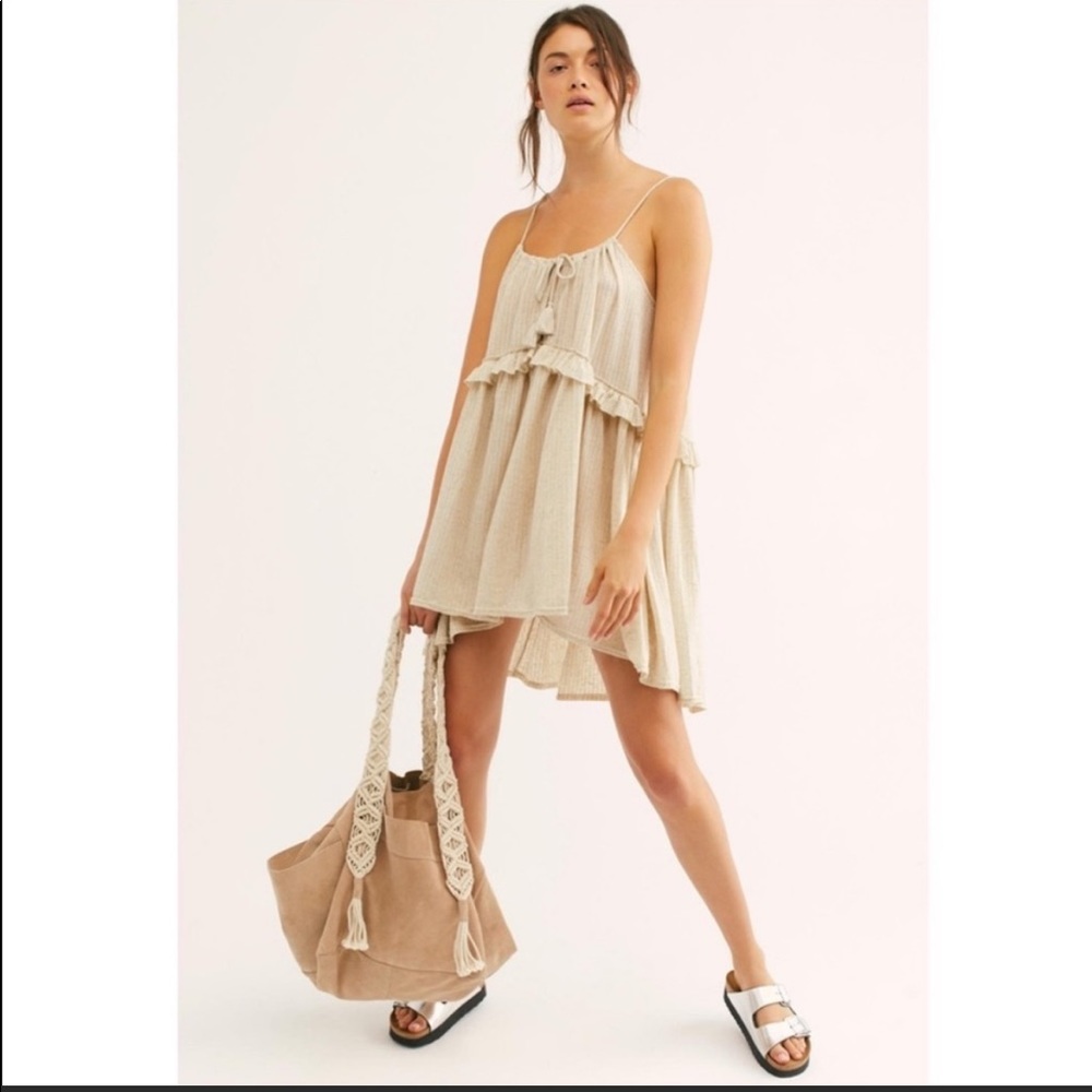 FREE PEOPLE Beach Rosaline Tunic Cream Medium